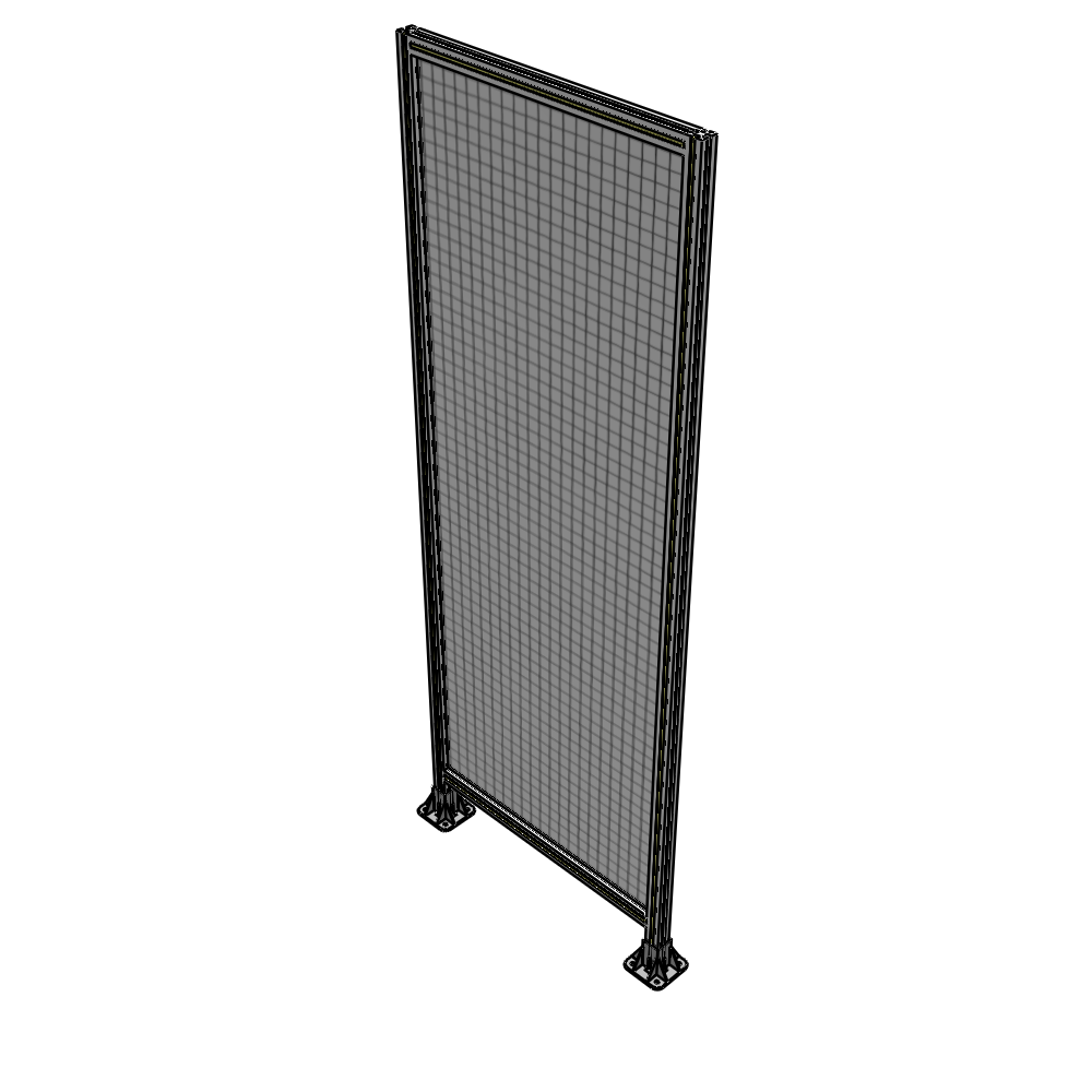 A3-2400-0900-0150-ZYMFK SINGLE PANEL-LEG ON BOTH SIDES 2400MM X 900MM 1" MESH, AS A KIT
