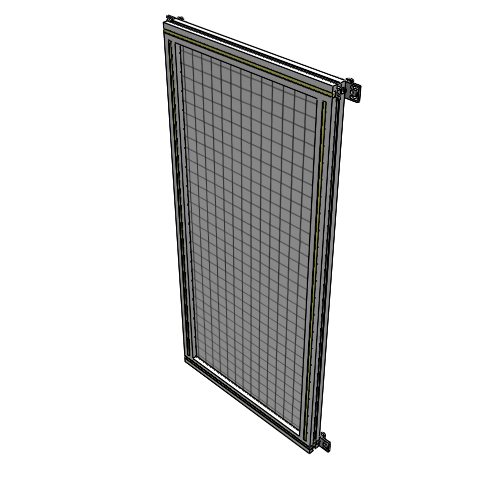 A4-1400-0600-0150-HYMZA SINGLE PANEL-NO LEGS WITH HINGES 1400MM X 600MM  1" MESH, FULLY ASSEMBLED