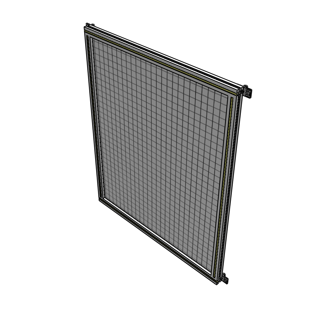 A4-1400-1050-0150-HYMZK SINGLE PANEL-NO LEGS WITH HINGES 1400MM X 1050MM  1" MESH, AS A KIT