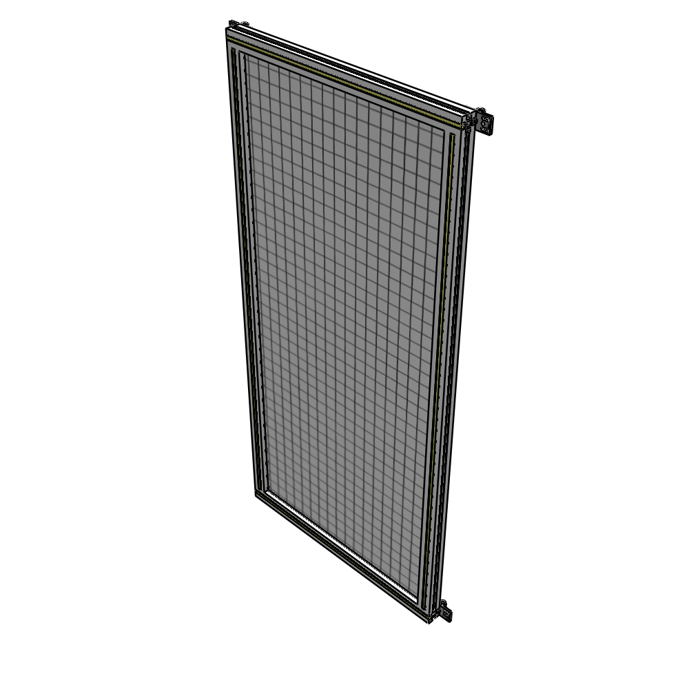 A4-1700-0750-0150-HYMZK SINGLE PANEL-NO LEGS WITH HINGES 1700MM X 750MM 1" MESH, AS A KIT
