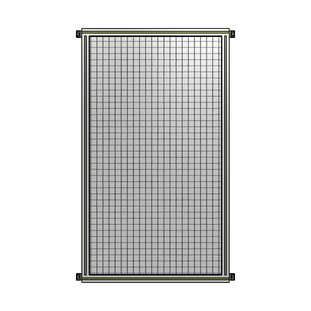 A4-1700-0900-0150-HYMZA SINGLE PANEL-NO LEGS WITH HINGES 1700MM X 900MM  1" MESH, FULLY ASSEMBLED