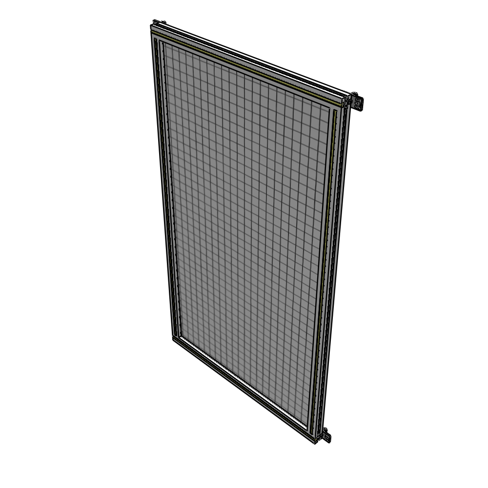 A4-1700-0900-0150-HYMZA SINGLE PANEL-NO LEGS WITH HINGES 1700MM X 900MM  1" MESH, FULLY ASSEMBLED