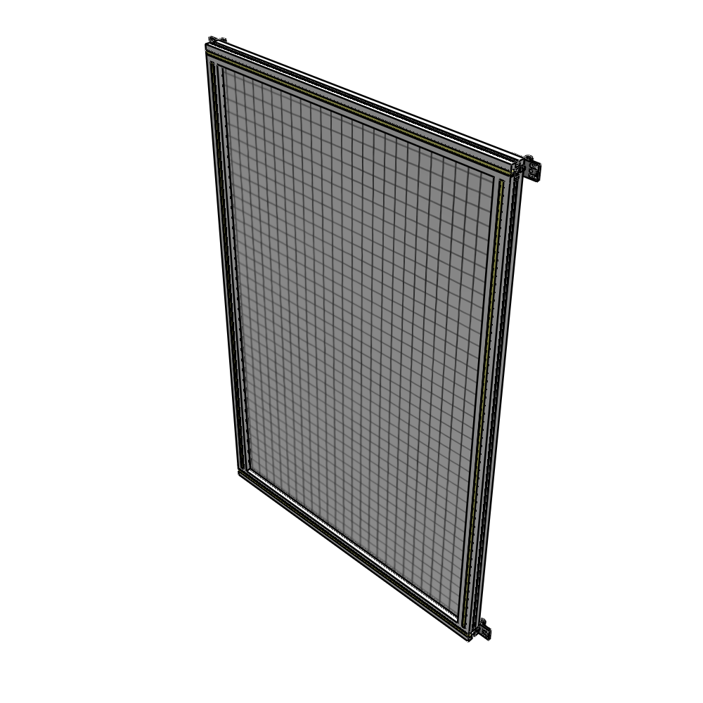 A4-1700-1050-0150-HYMZA SINGLE PANEL-NO LEGS WITH HINGES 1700MM X 1050MM 1" MESH, FULLY ASSEMBLED