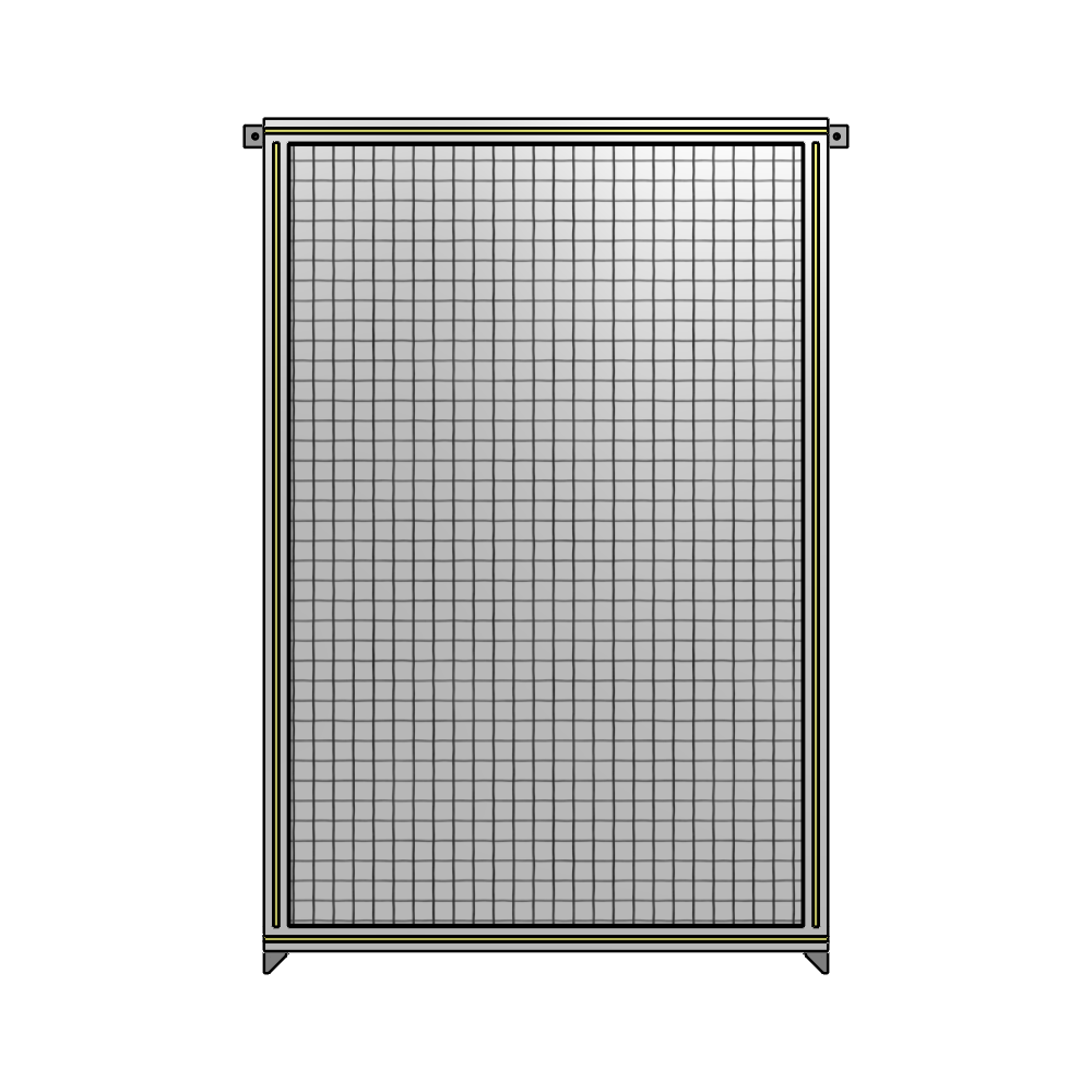 A4-1700-1050-0150-TYMZK SINGLE PANEL-NO LEGS WITH TIE PLATES AND ANGLE 1700MM X 1050MM  1" MESH, AS A KIT