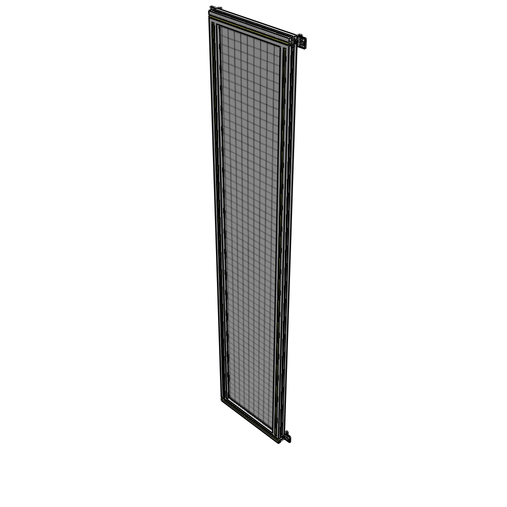 A4-2400-0450-0150-HYMZK SINGLE PANEL-NO LEGS WITH HINGES 2400MM X 450MM  1" MESH, AS A KIT