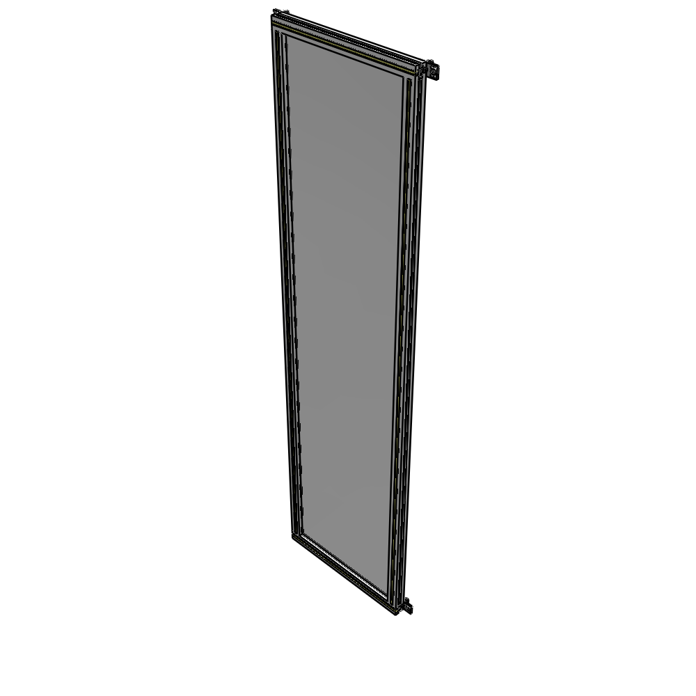 A4-2400-0600-0150-HYPZK SINGLE PANEL-NO LEGS WITH HINGES 2400MM X 600MM  1/4" POLYCARBONATE, AS A KIT