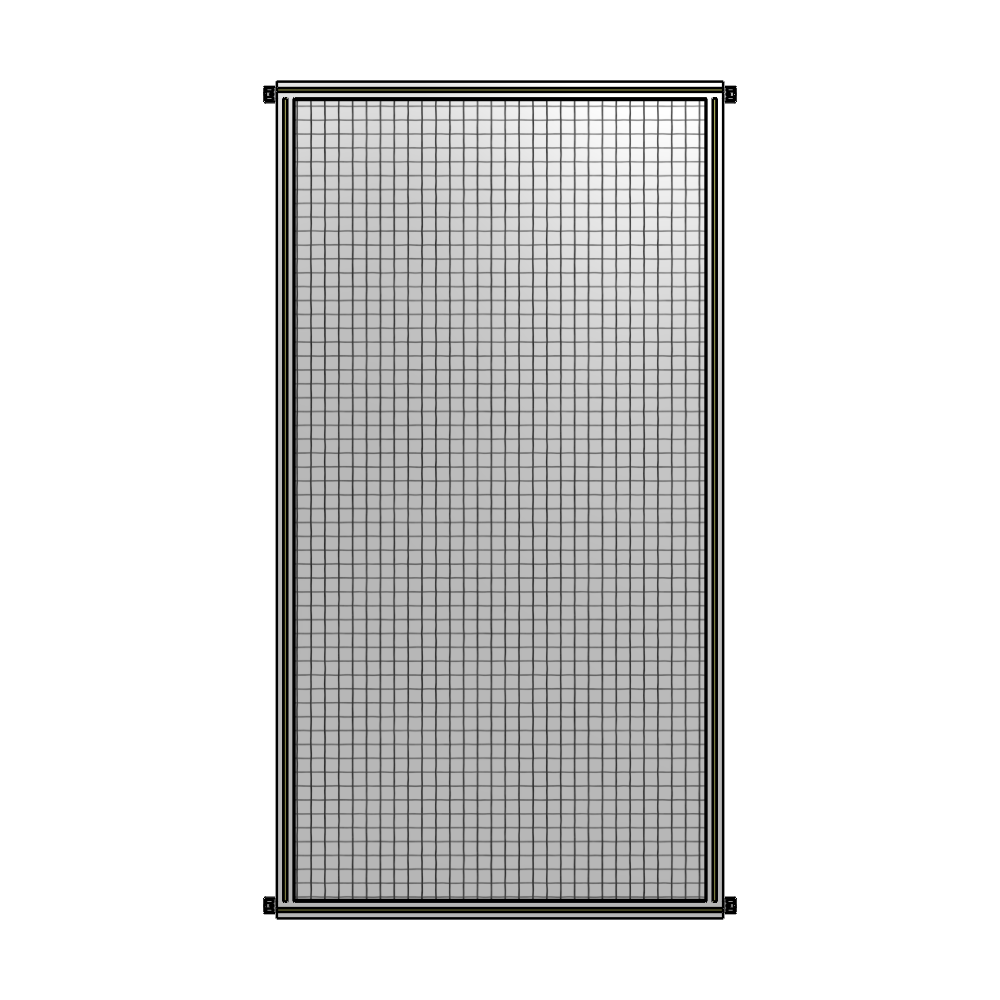 A4-2400-1200-0150-HYMZK SINGLE PANEL-NO LEGS WITH HINGES 2400MM X 1200MM  1" MESH, AS A KIT