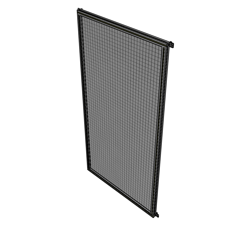 A4-2400-1200-0150-HYMZK SINGLE PANEL-NO LEGS WITH HINGES 2400MM X 1200MM  1" MESH, AS A KIT