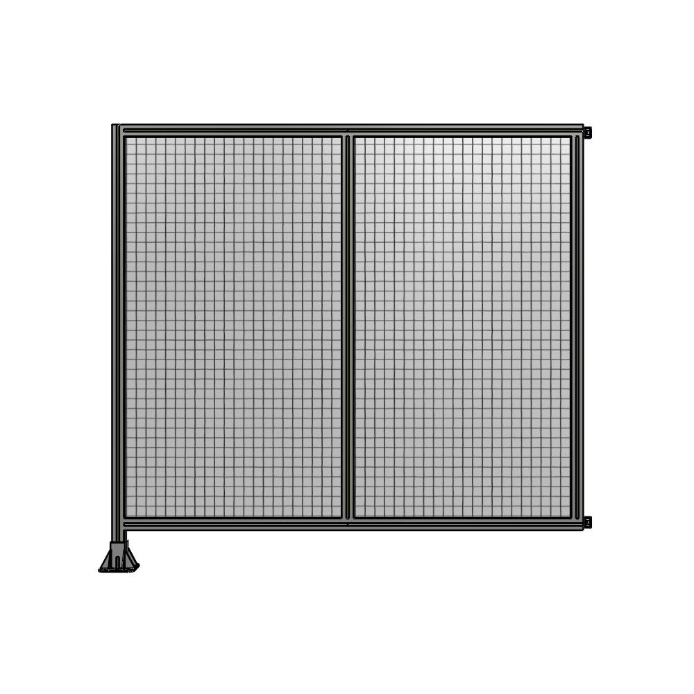 B1-1700-1800-0150-HYMFA DOUBLE PANEL-LEG ON LEFT, HINGE ON RIGHT 1700MM X 1800MM  1" MESH, AS A KIT