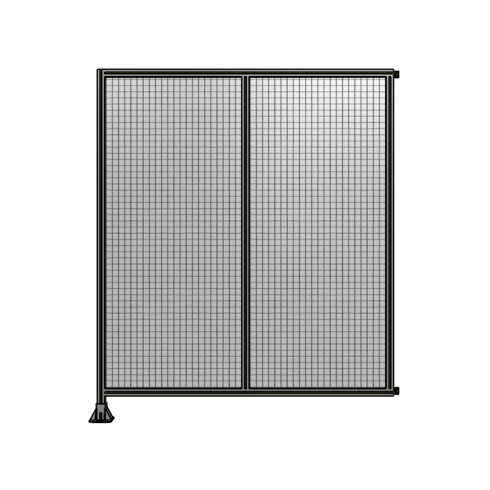 B1-2135-1800-0150-HYMFA DOUBLE PANEL-LEG ON LEFT, HINGE ON RIGHT 2135MM X 1800MM  1" MESH, AS A KIT
