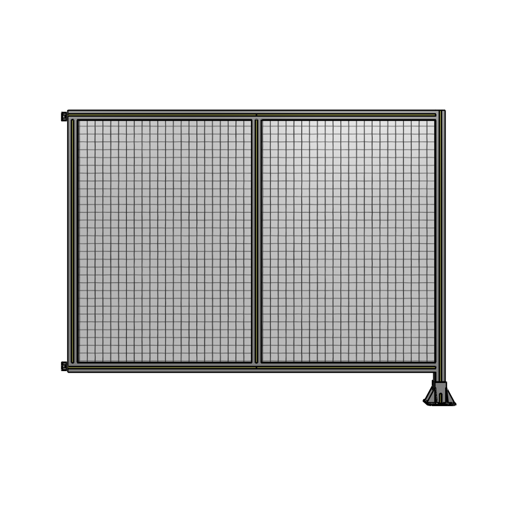 B2-1400-1800-0150-HYMFK DOUBLE PANEL-LEG ON RIGHT, HINGE ON LEFT 1400MM X 1800MM 1" MESH, AS A KIT