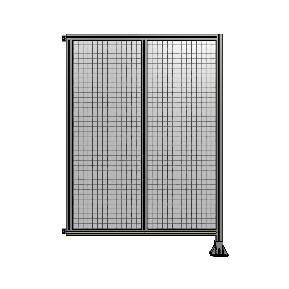 B2-1700-1200-0150-HYMFK DOUBLE PANEL-LEG ON RIGHT, HINGE ON LEFT 1700MM X 1200MM  1" MESH, FULLY ASSEMBLED