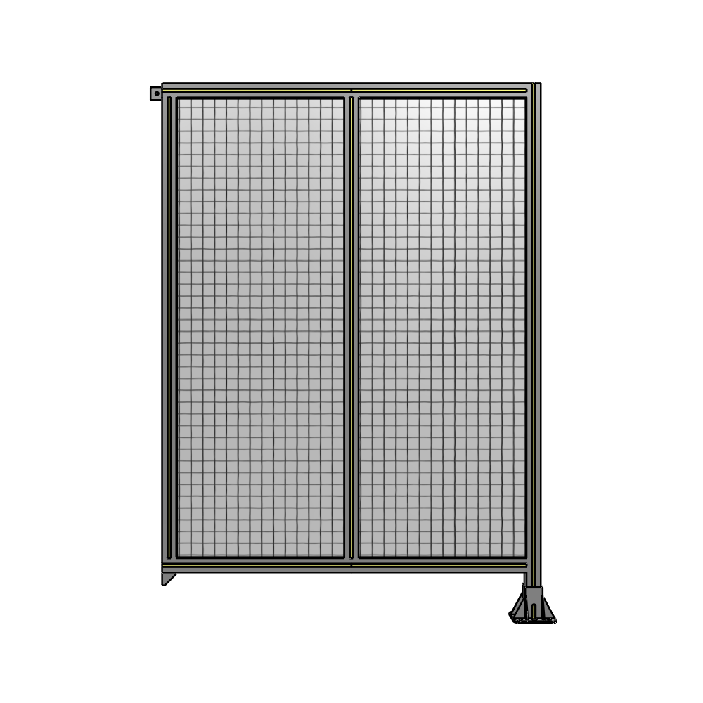 B2-1700-1200-0150-TYMFK DOUBLE PANEL-LEG ON RIGHT, TIE PLATE AND ANGLE ON LEFT 1700MM X 1200MM  1" MESH, FULLY ASSEMBLED