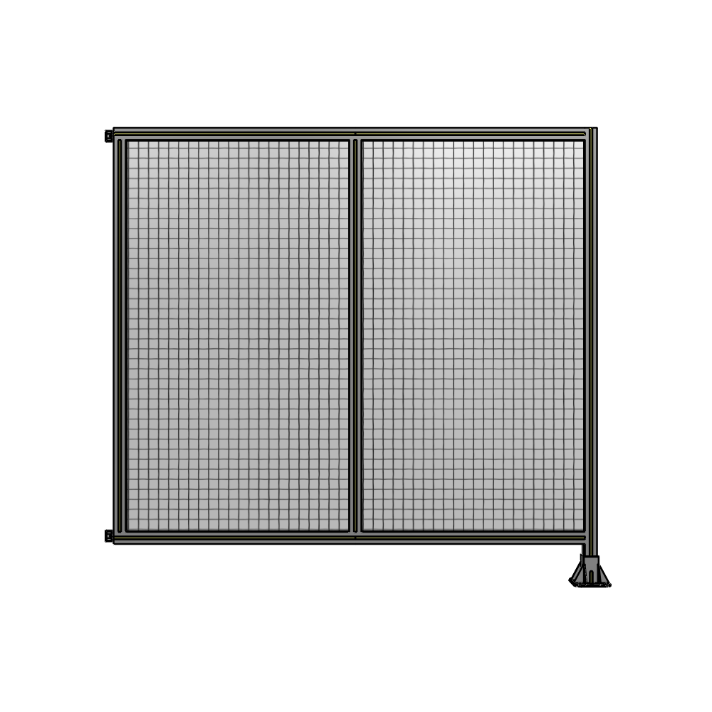 B2-1700-1800-0150-HYMFK DOUBLE PANEL-LEG ON RIGHT, HINGE ON LEFT 1700MM X 1800MM  1" MESH, AS A KIT
