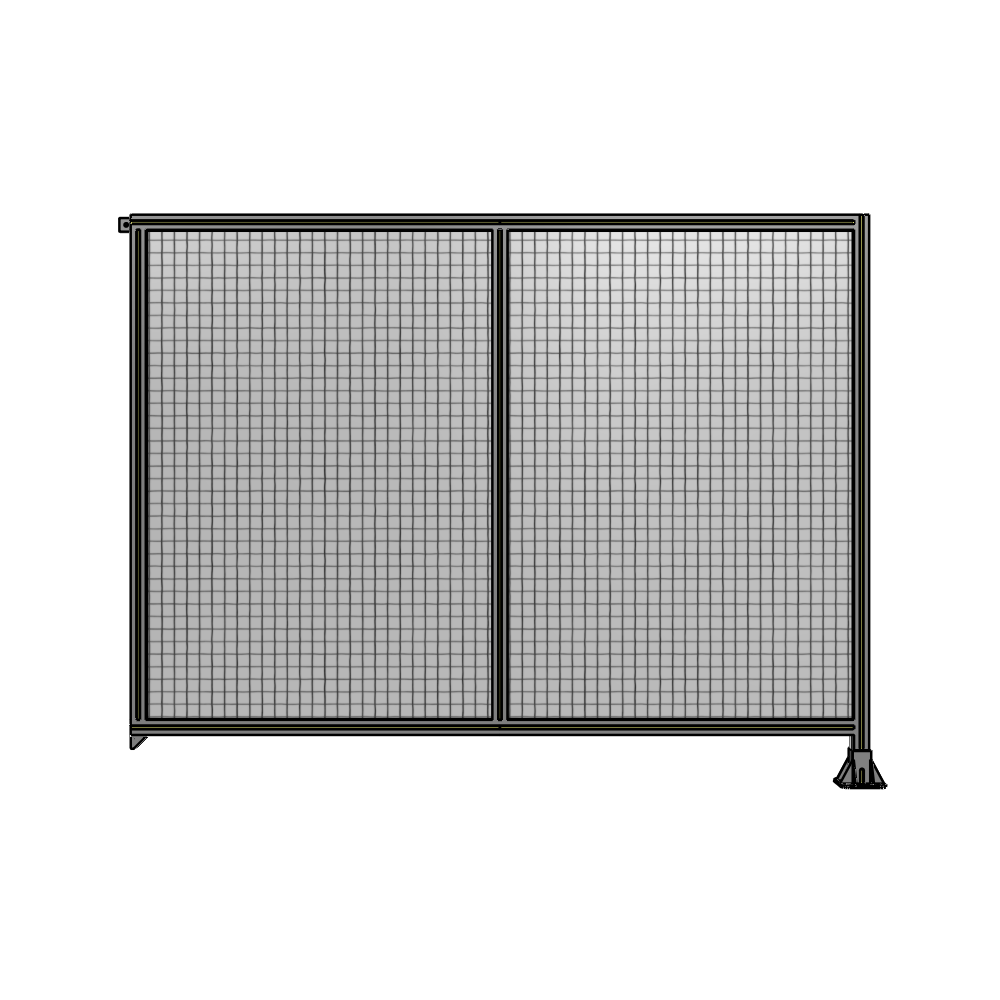 B2-1700-2200-0150-TYMFK DOUBLE PANEL-LEG ON RIGHT, TIE PLATE AND ANGLE ON LEFT 1700MM X 2200MM  1" MESH, AS A KIT