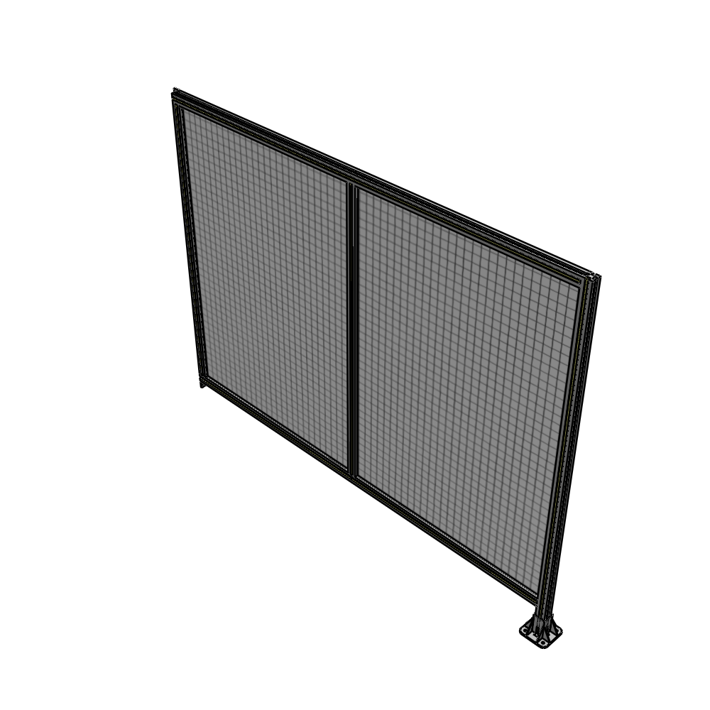 B2-1700-2200-0150-TYMFK DOUBLE PANEL-LEG ON RIGHT, TIE PLATE AND ANGLE ON LEFT 1700MM X 2200MM  1" MESH, AS A KIT