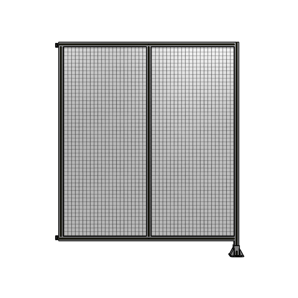 B2-2135-1800-0150-HYMFA DOUBLE PANEL-LEG ON RIGHT, HINGE ON LEFT 2135MM X 1800MM  1" MESH, AS A KIT