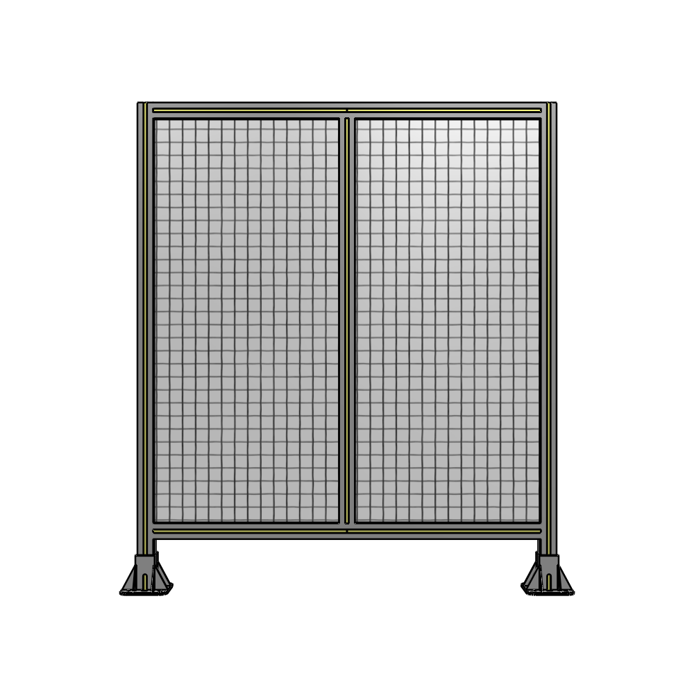 B3-1400-1200-0150-ZYMFA DOUBLE PANEL-LEG ON EACH SIDE  1400MM X 1200MM  1" MESH, FULLY ASSEMBLED