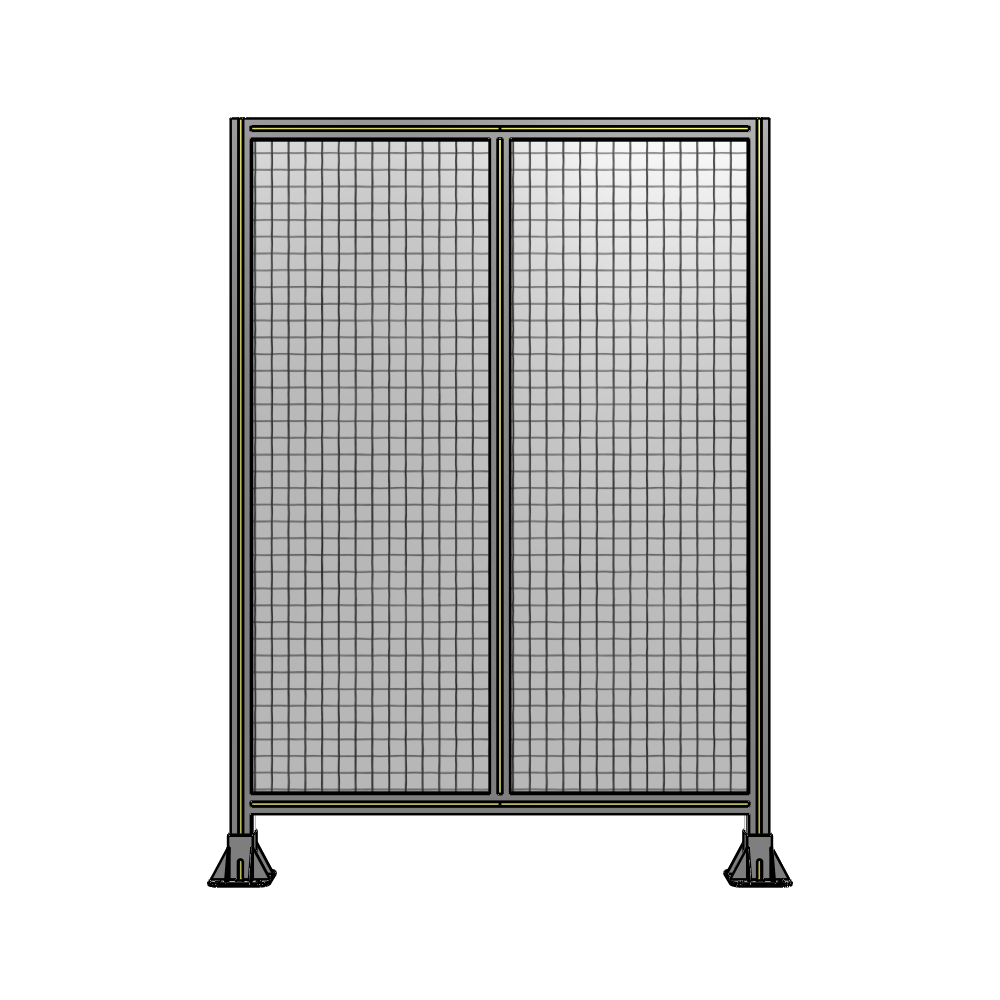 B3-1700-1200-0150-ZYMFK DOUBLE PANEL-LEG ON EACH SIDE 1700MM X 1200MM  1" MESH, FULLY ASSEMBLED