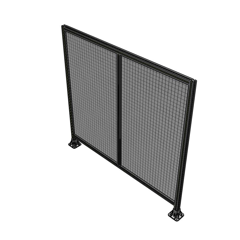 B3-1700-1800-0150-ZYMFK DOUBLE PANEL-LEG ON EACH SIDE 1700MM X 1800MM  1" MESH, FULLY ASSEMBLED