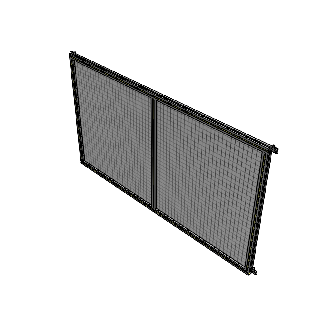 B4-1400-2200-0150-HYMZK DOUBLE PANEL-NO LEGS, HINGE CONNECTORS 1400MM X 2200MM 1" MESH, AS A KIT