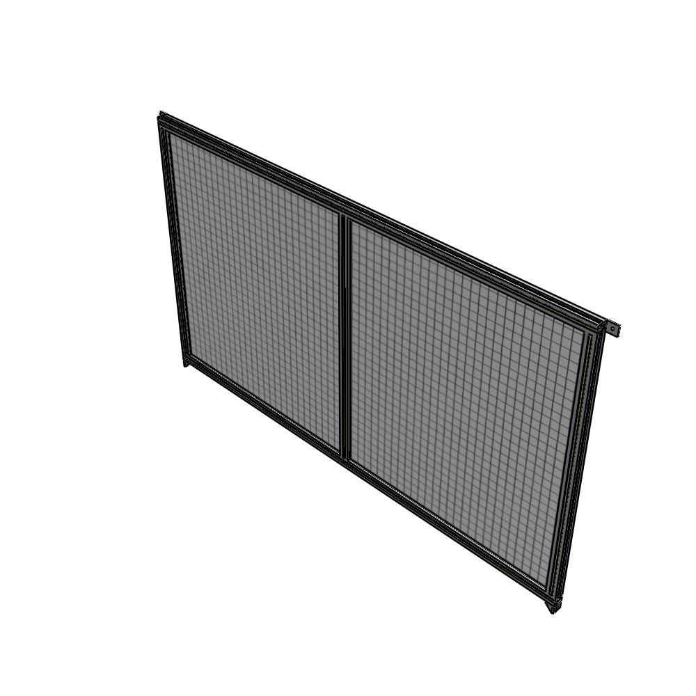 B4-1400-2200-0150-TYMZK DOUBLE PANEL-NO LEGS, TIE PLATE AND ANGLE CONNECTORS 1400MM X 2200MM 1" MESH, AS A KIT