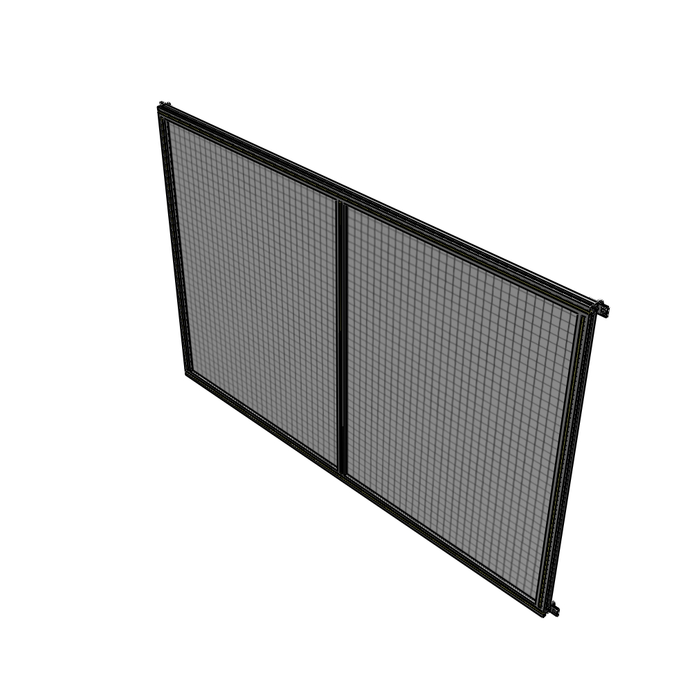 B4-1700-2400-0150-HYMZA DOUBLE PANEL-NO LEGS, HINGE CONNECTORS 1700MM X 2400MM  1" MESH, AS A KIT