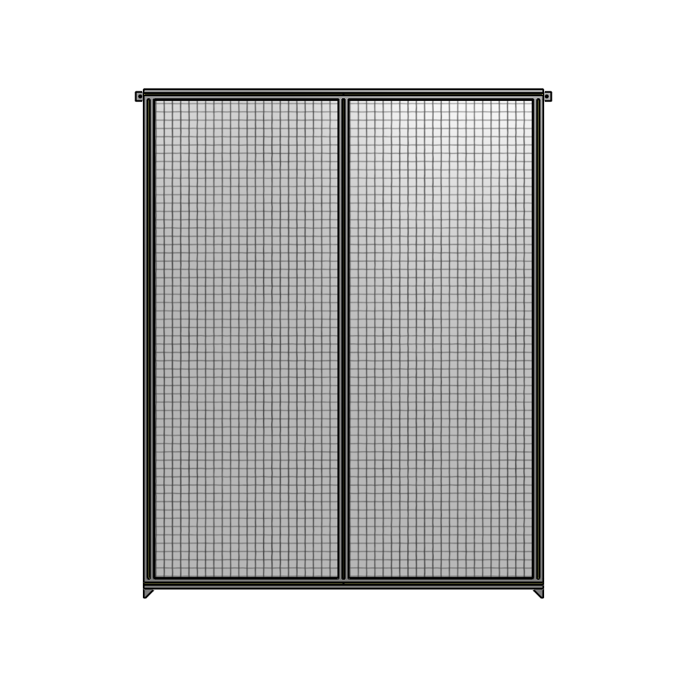 B4-2400-1800-0150-TYMZK DOUBLE PANEL-NO LEGS, TIE PLATE AND ANGLE CONNECTORS 2400MM X 1800MM  1" MESH, AS A KIT