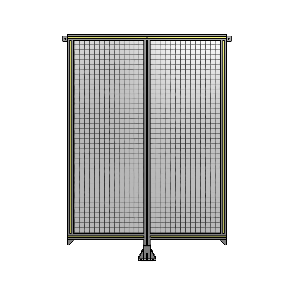 B7-1700-1200-0150-TYMFA DOUBLE PANEL-LEG IN CENTER AND TIE PLATE CONNECTORS 1700MM X 1200MM  1" MESH, FULLY ASSEMBLED