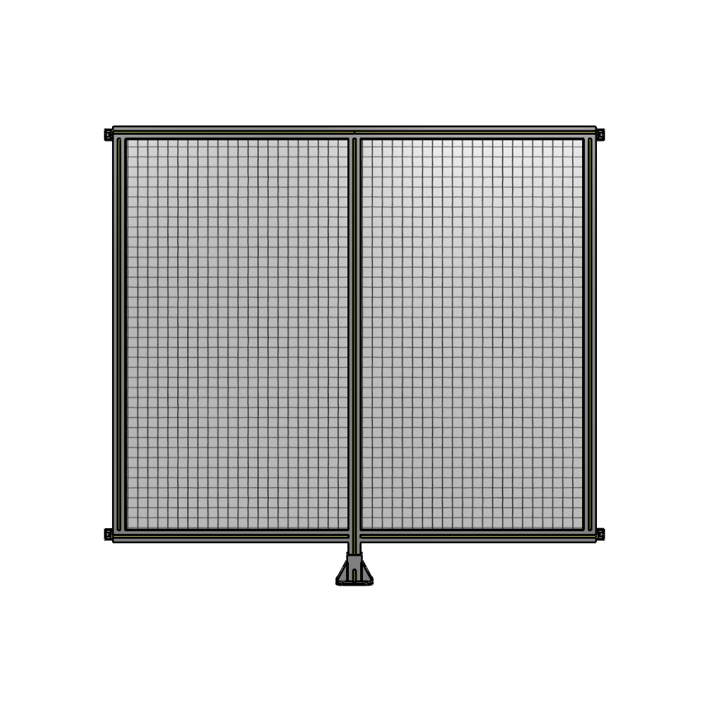 B7-1700-1800-0150-HYMFA DOUBLE PANEL-LEG IN CENTER AND HINGE CONNECTORS 1700MM X 1800MM  1" MESH, FULLY ASSEMBLED