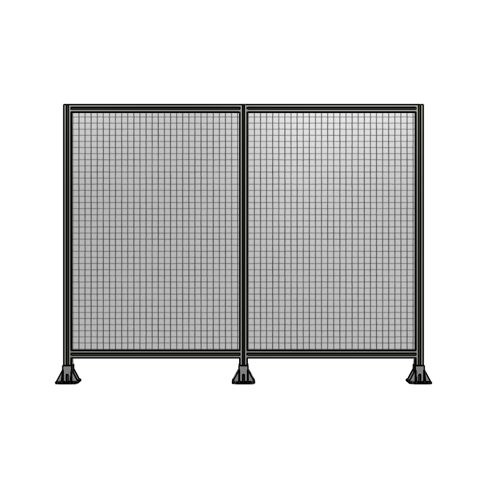 B8-1700-2200-0150-ZYMFK DOUBLE PANEL-3 LEGS 1700MM X 2200MM 1" MESH, AS A KIT