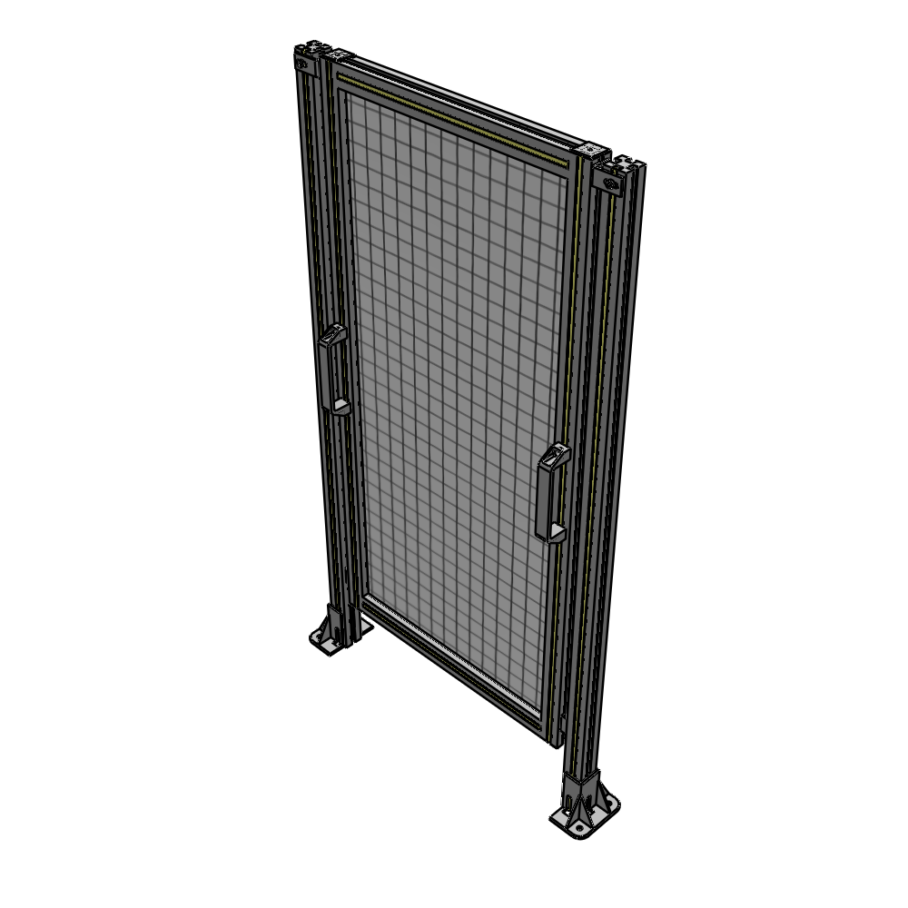 E3-1400-0750-0150-GYMTK SINGLE REMOVABLE PANEL WITH LEGS 1400MM X 750MM 1" MESH, AS A KIT
