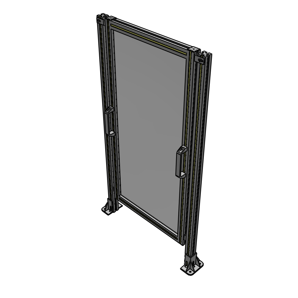 E3-1400-0750-0150-GYPTK SINGLE REMOVABLE PANEL WITH LEGS 1400MM X 750MM 1/4" POLYCARBONATE, AS A KIT