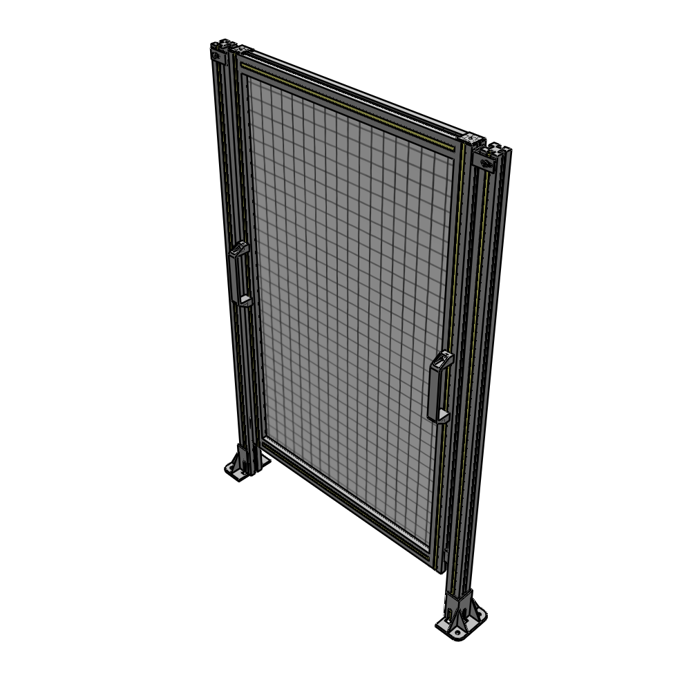 E3-1400-0900-0150-GYMTA SINGLE REMOVABLE PANEL WITH LEGS 1400MM X 900MM 1" MESH, FULLY ASSEMBLED