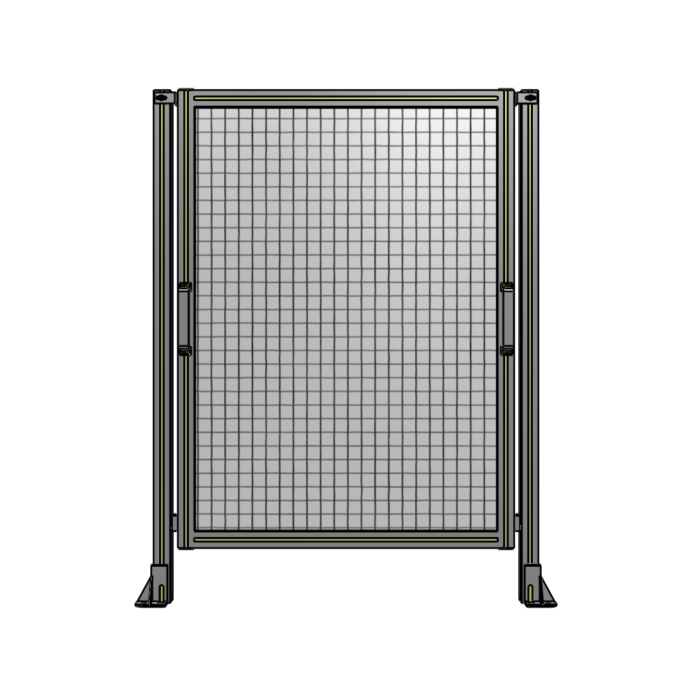 E3-1400-1050-0150-GYMTK SINGLE REMOVABLE PANEL WITH LEGS 1400MM X 1050MM 1" MESH, AS A KIT
