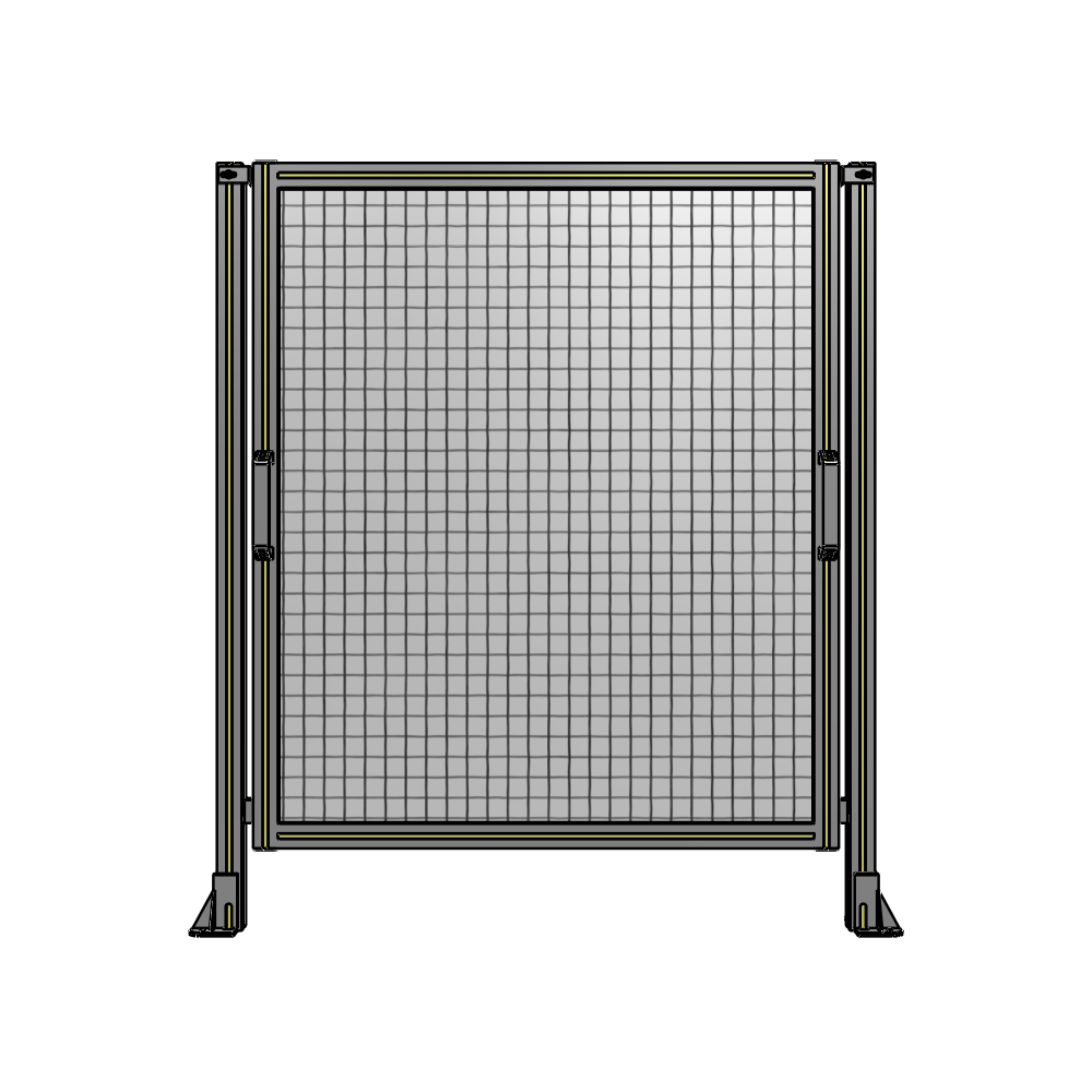 E3-1400-1200-0150-GYMTK SINGLE REMOVABLE PANEL WITH LEGS 1400MM X 1200MM 1" MESH, AS A KIT