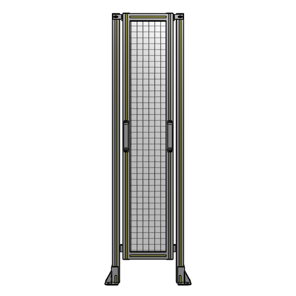 E3-1700-0450-0150-GYMTK SINGLE REMOVABLE PANEL WITH LEGS 1700MM X 450MM 1" MESH, AS A KIT