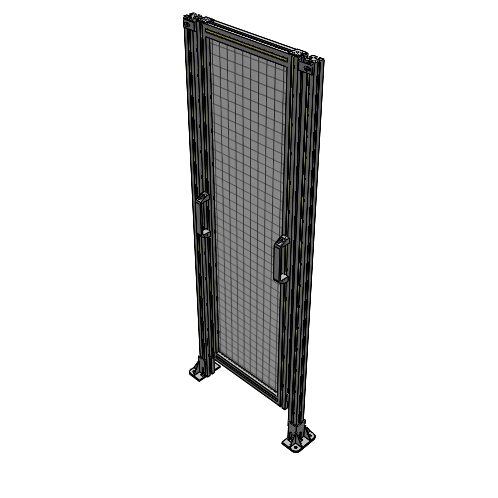 E3-1700-0600-0150-GYMTA SINGLE REMOVABLE PANEL WITH LEGS 1700MM X 600MM 1" MESH, FULLY ASSEMBLED