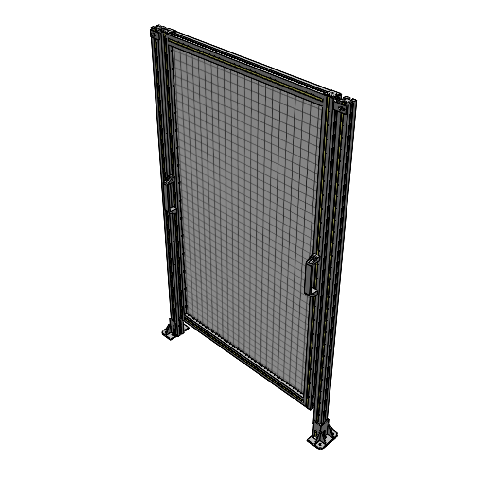 E3-1700-1050-0150-GYMTK SINGLE REMOVABLE PANEL WITH LEGS 1700MM X 1050MM 1" MESH, AS A KIT