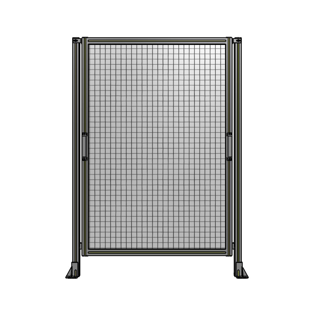 E3-1700-1200-0150-GYMTK SINGLE REMOVABLE PANEL WITH LEGS 1700MM X 1200MM 1" MESH, AS A KIT