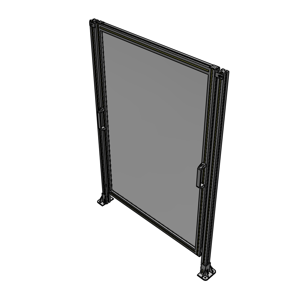E3-1700-1200-0150-GYPTK SINGLE REMOVABLE PANEL WITH LEGS 1700MM X 1200MM 1/4" POLYCARBONATEONATE, AS A KIT