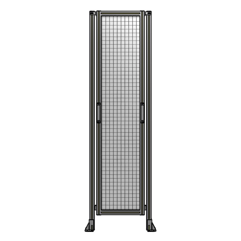 E3-2135-0600-0150-GYMTA SINGLE REMOVABLE PANEL WITH LEGS 2135MM X 600MM 1" MESH, FULLY ASSEMBLED