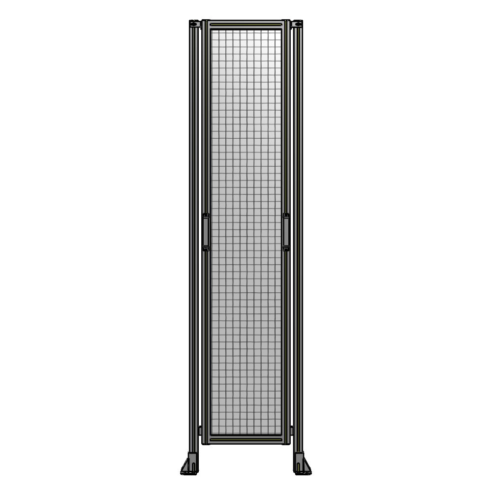 E3-2400-0600-0150-GYMTA SINGLE REMOVABLE PANEL WITH LEGS 2400MM X 600MM 1" MESH, AS A KIT