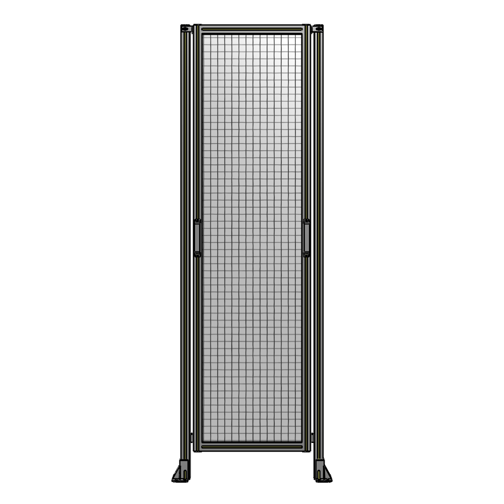 E3-2400-0750-0150-GYMTK SINGLE REMOVABLE PANEL WITH LEGS 2400MM X 750MM 1" MESH, FULLY ASSEMBLED