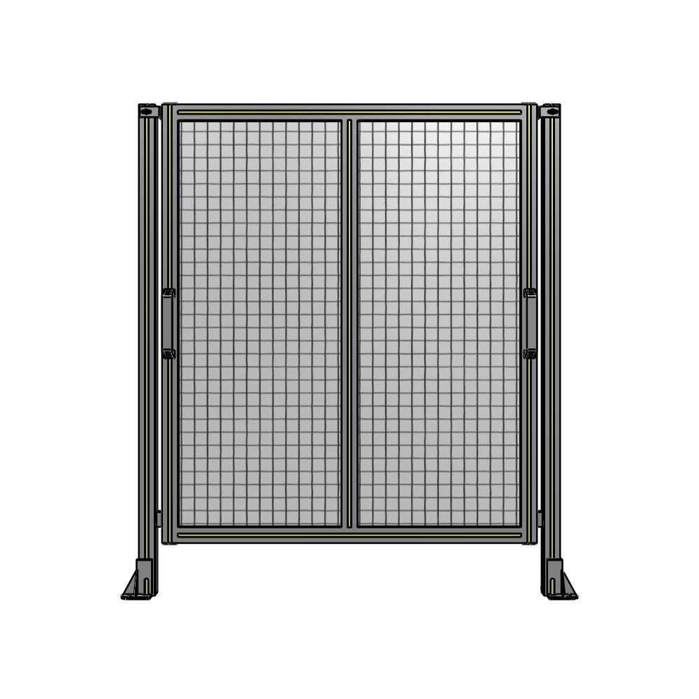 E4-1400-1200-0150-GYMTK DOUBLE REMOVABLE PANEL WITH LEGS 1400MM X 1200MM 1" MESH, AS A KIT