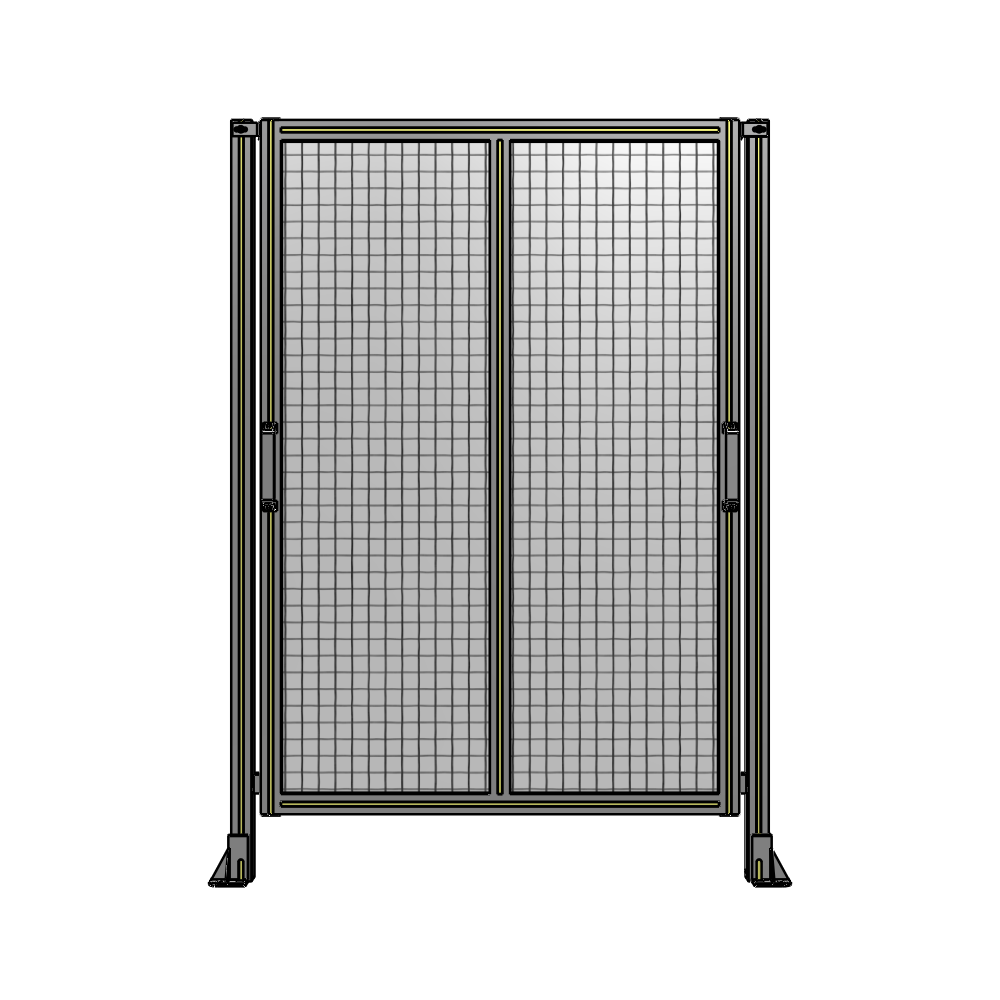 E4-1700-1200-0150-GYMTK DOUBLE REMOVABLE PANEL WITH LEGS 1700MM X 1200MM 1" MESH, AS A KIT