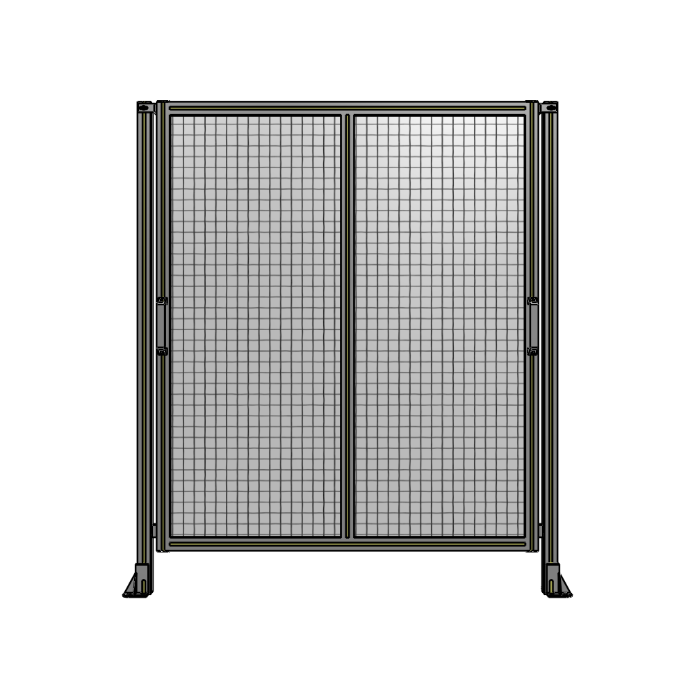 E4-1700-1450-0150-GYMTA DOUBLE REMOVABLE PANEL WITH LEGS  1700MM X 1450MM 1" MESH, FULLY ASSEMBLED