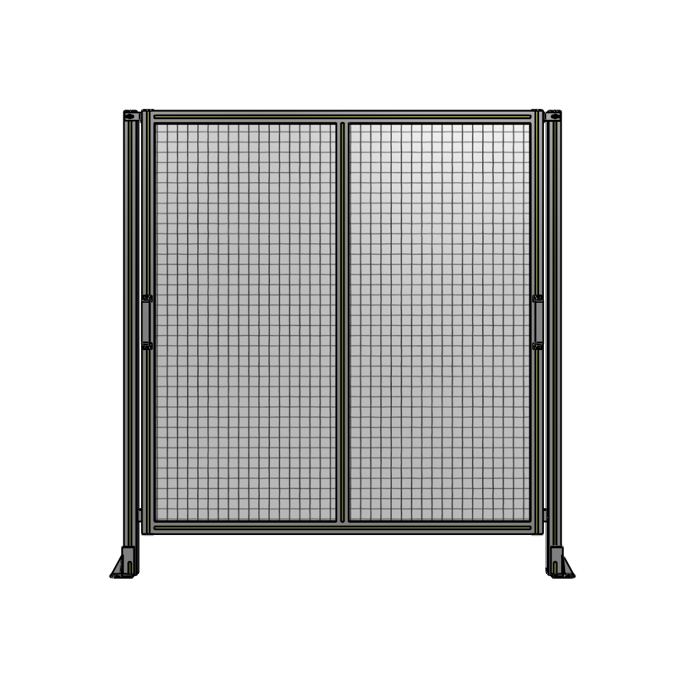 E4-1700-1600-0150-GYMTK DOUBLE REMOVABLE PANEL WITH LEGS 1700MM X 1600MM 1" MESH, AS A KIT