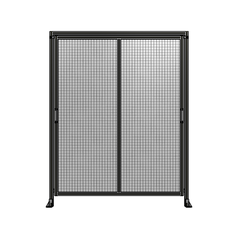 E6-2400-1900-0150-GYMTK DOUBLE REMOVABLE PANEL WITH LEGS AND A HEADER  2400MM X 1900MM 1" MESH, AS A KIT
