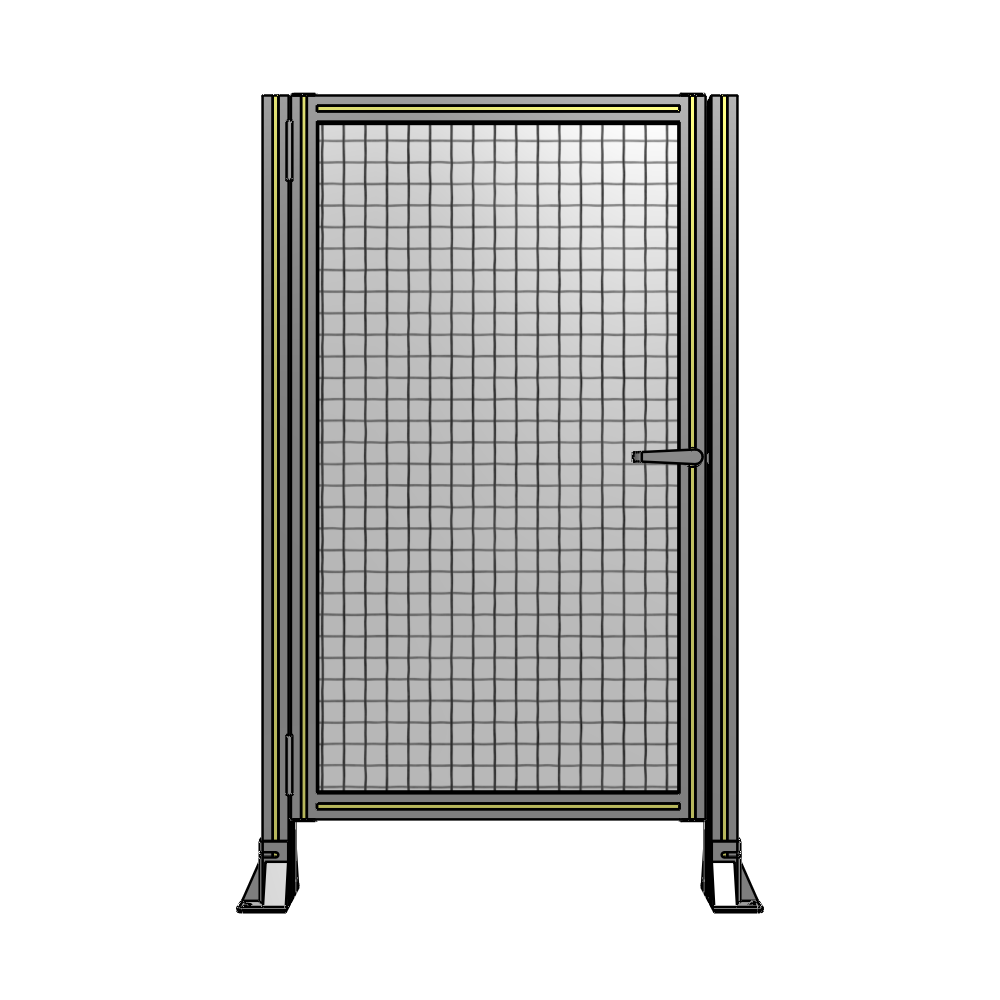 G5-1400-0820-0150-EYMTK DOOR-ROBUST FRAME, HANDLE/INTERNAL EGRESS ON RIGHT 1400MM X 820MM 1" MESH, AS A KIT